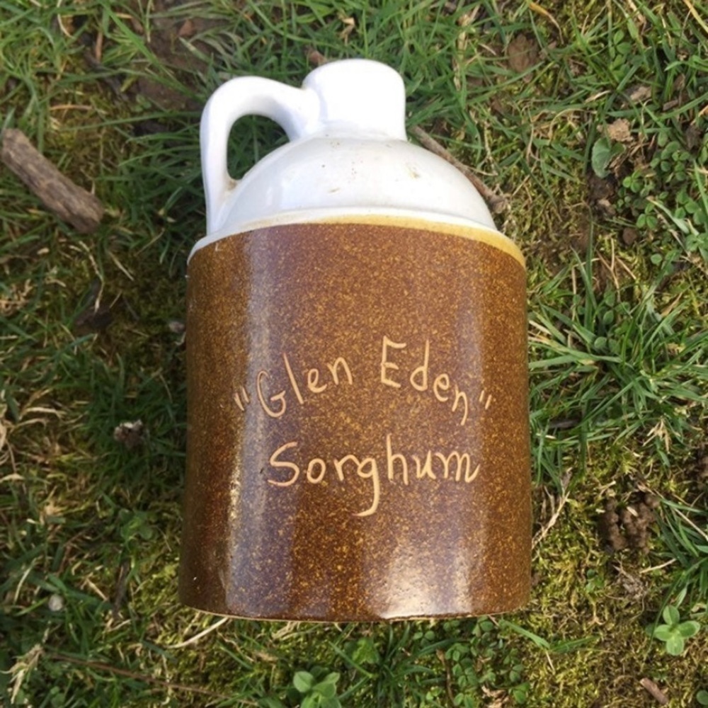 Glen Eden Sorghum Stoneware Crock Jug Small Size